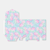 ピンクのバラ白い蝶、青いテントのお気に入りボックス フェイバーボックス (折り畳みなし)