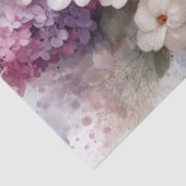 ピンクのバラ紫色のライラック水色のデコページ 薄葉紙 (詳細)