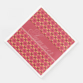 ピンクのバラ花柄 (コーナー)