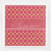 ピンクのバラ花柄 (正面)