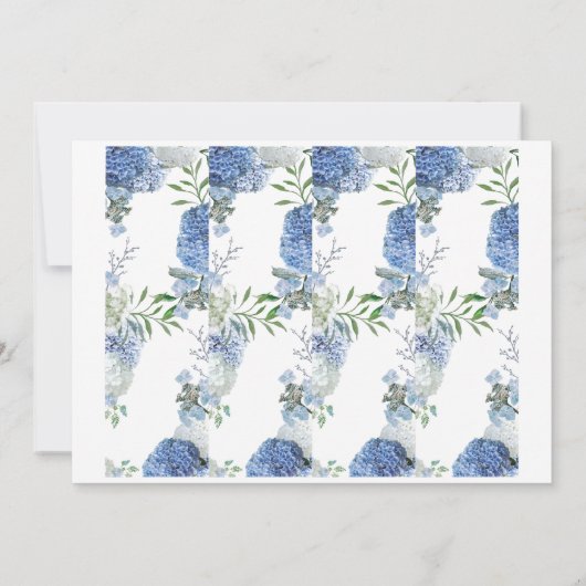 ピンクのバラ蝶の葬儀ブックマーク 招待状 (裏面)