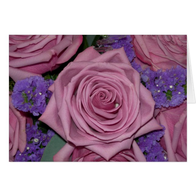 ピンクのバラ (正面横)