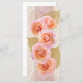 ピンクのバラ (正面/裏面)