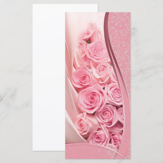 ピンクのバラ (正面/裏面)