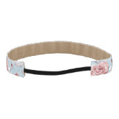 ピンクのバラ2の優雅の壁紙パターン アスレチックヘッドバンド (裏面)