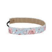 ピンクのバラ2の優雅の壁紙パターン アスレチックヘッドバンド (左)