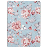 ピンクのバラ2の優雅の壁紙パターン クリップボード (裏面)