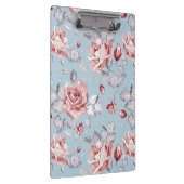 ピンクのバラ2の優雅の壁紙パターン クリップボード (右)