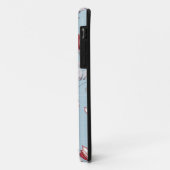 ピンクのバラ2の優雅の壁紙パターン Case-Mate iPhoneケース (裏面/左)
