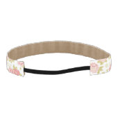 ピンクのバラ3の優雅の壁紙パターン アスレチックヘッドバンド (裏面)