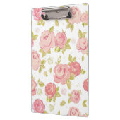 ピンクのバラ3の優雅の壁紙パターン クリップボード (左)