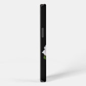 ピンクのバラ3輪。テキストを追加 iPhoneケース (右側面)