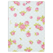 ピンクのバラ4の優雅の壁紙パターン クリップボード (裏面)