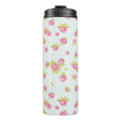 ピンクのバラ4の優雅の壁紙パターン タンブラー (正面)