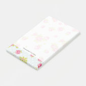 ピンクのバラ4の優雅の壁紙パターン ポストイット (アングル)