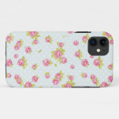 ピンクのバラ4の優雅の壁紙パターン Case-Mate iPhoneケース (裏面(横))