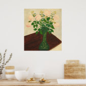 ピンクのバラ – アメリカのファインアートポスター ポスター (キッチン)