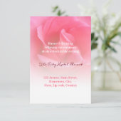 ピンクのバラ エンクロージャーカード (スタンド正面)