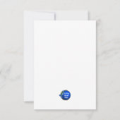 ピンクのバラ カード (裏面)