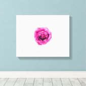 ピンクのバラ キャンバスプリント (インサイチュ (ウッドフロア))