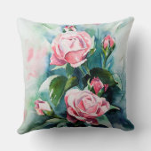 ピンクのバラ クッション (裏面)