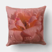 ピンクのバラ クッション (裏面)