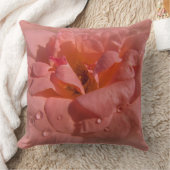 ピンクのバラ クッション (ブランケット)