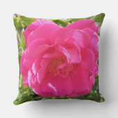 ピンクのバラ クッション (裏面)