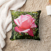 ピンクのバラ クッション (ブランケット)