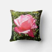 ピンクのバラ クッション (裏面)