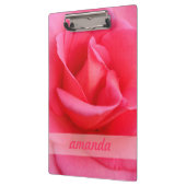 ピンクのバラ クリップボード (左)