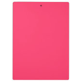 ピンクのバラ クリップボード (裏面)