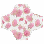 ピンクのバラ サッカーボール (フラット)