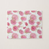 ピンクのバラ ジグソーパズル (横)