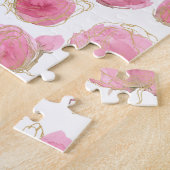 ピンクのバラ ジグソーパズル (側面)