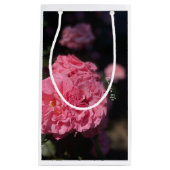 ピンクのバラ スモールペーパーバッグ (正面)