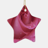 ピンクのバラ セラミックオーナメント (右)