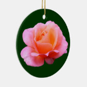 ピンクのバラ セラミックオーナメント (右)