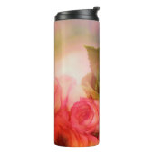 ピンクのバラ タンブラー (回転左)