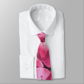 ピンクのバラ ネクタイ (タイ)