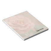 ピンクのバラ ノートパッド (アングル)