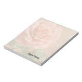 ピンクのバラ ノートパッド (回転)