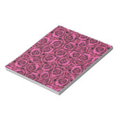 ピンクのバラ ノートパッド (回転)