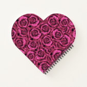 ピンクのバラ ノートブック (裏面)