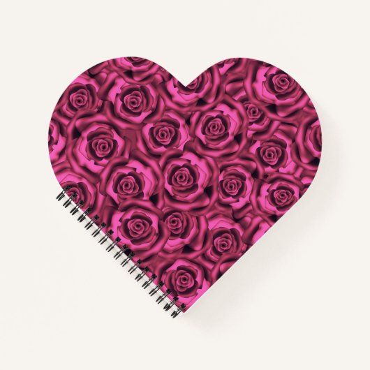 ピンクのバラ ノートブック (正面)