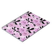 ピンクのバラ ノートブック (左側)