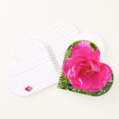 ピンクのバラ ノートブック (内部)