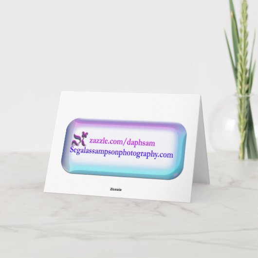 ピンクのバラ ハッピー3周年 結婚記念日カード カード (裏面)