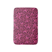 ピンクのバラ バスマット (正面縦)