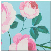 ピンクのバラ ファブリック (クローズアップ)